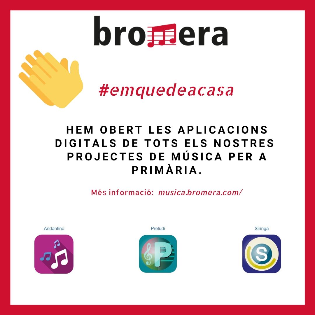 #emquedeacasa Hem obert les aplicacions digitals!