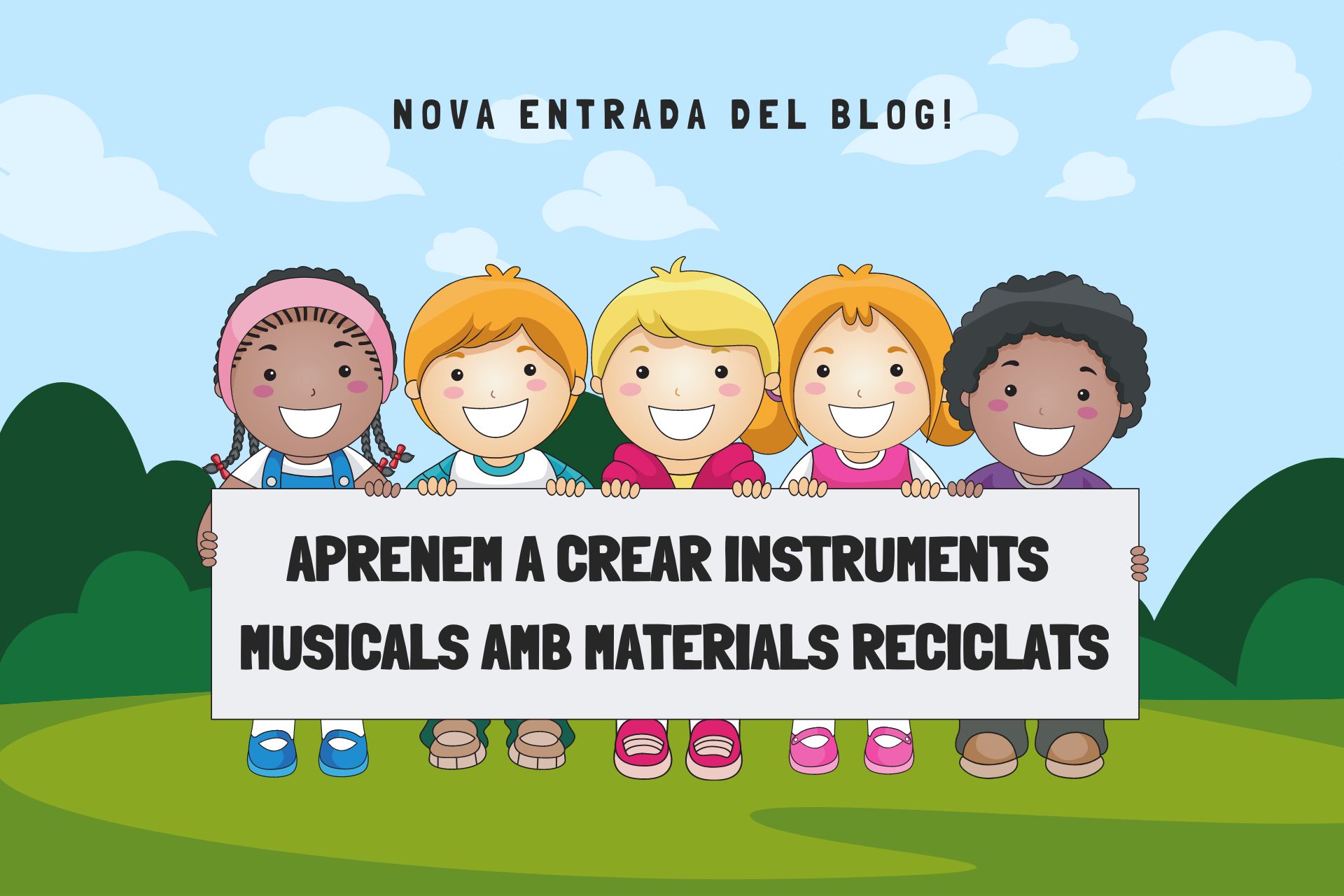 Aprenem a crear instruments musicals amb materials reciclats
