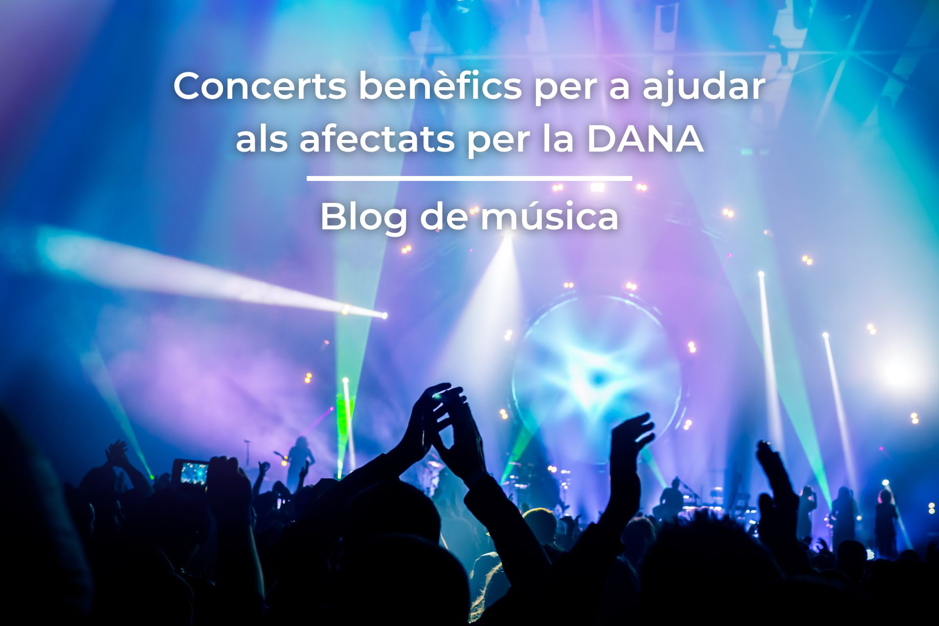 Concerts benèfics per a ajudar als afectats per la DANA